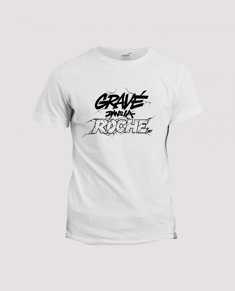 la-ligne-shop-t-shirt-blanc-unisex-homme-grave-dans-la-roche-85-komdab-musik-group