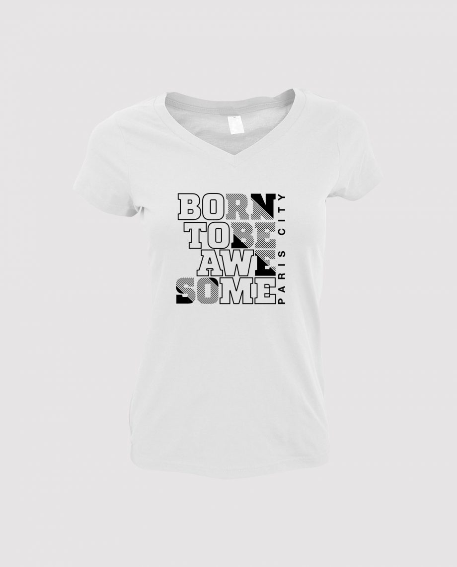 la-ligne-shop-t-shirt-blanc-femme-born-to-be-awesome