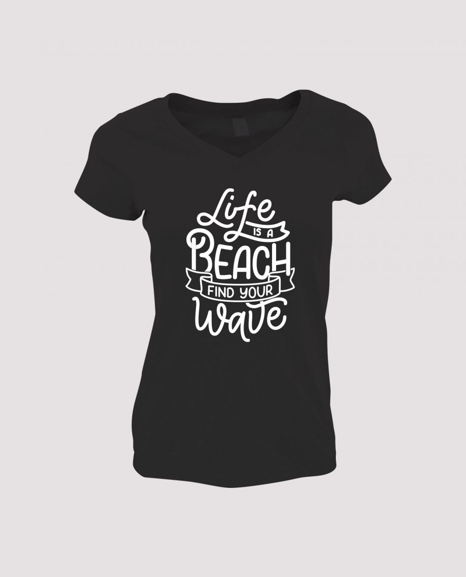 la-ligne-shop-t-shirt-noir-femme-life-is-a-beach-find-your-wave