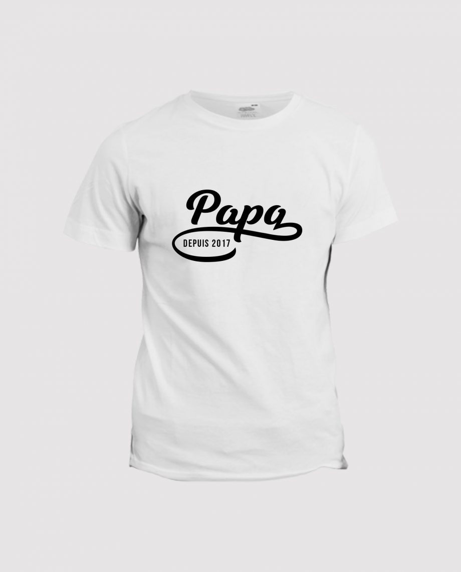la-ligne-shop-t-shirt-blanc-personnalise-homme-idee-cadeau-papa-depuis-votre-date-2017