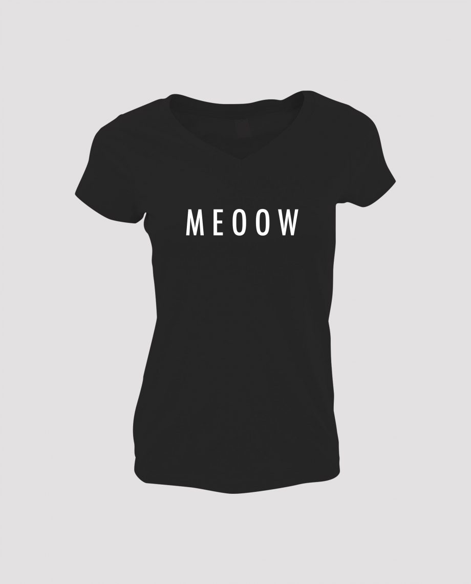 la-ligne-shop-t-shirt-noir-femme-meoow-miaule-chat