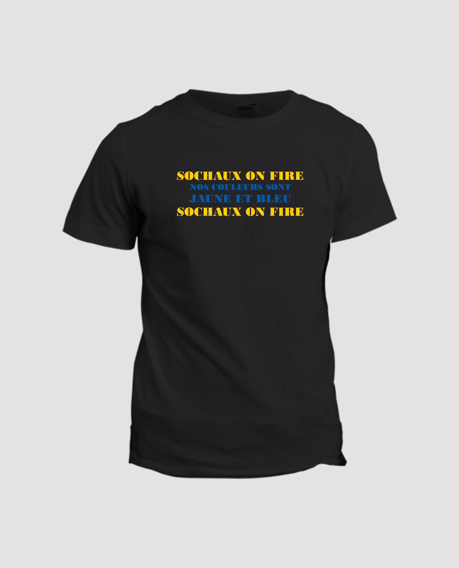 Sochaux on fire t-shirt noir