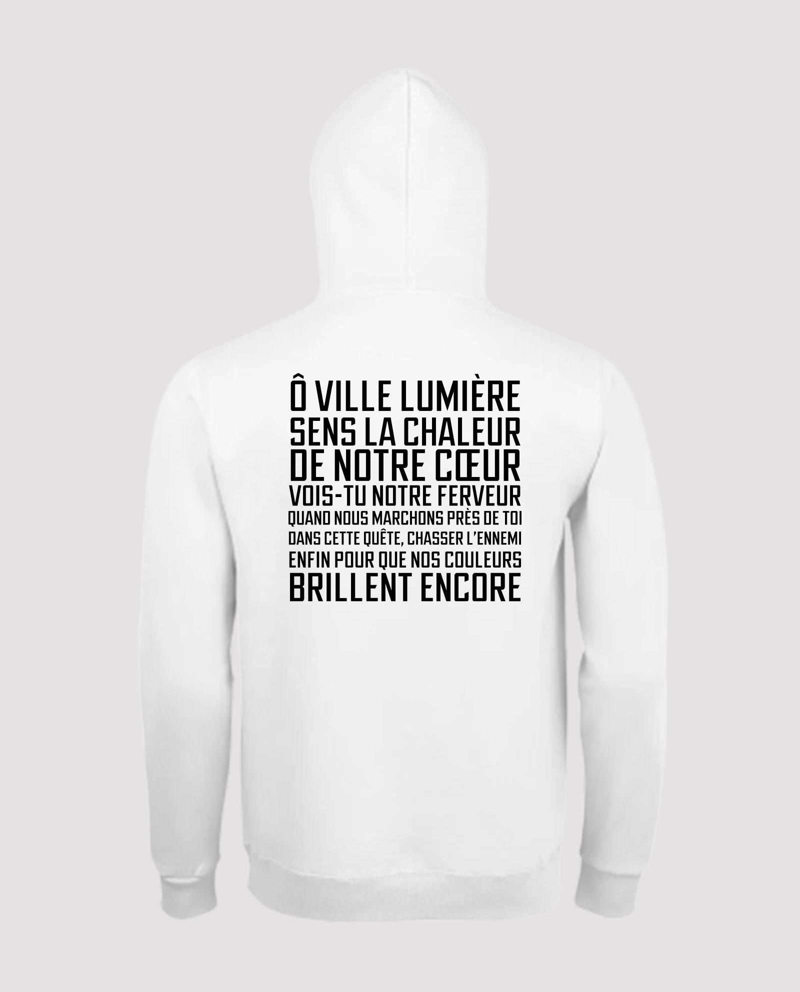 la-ligne-shop-swear-pull-hoodies-oh-ville-lumiere-psg-paris-blanc