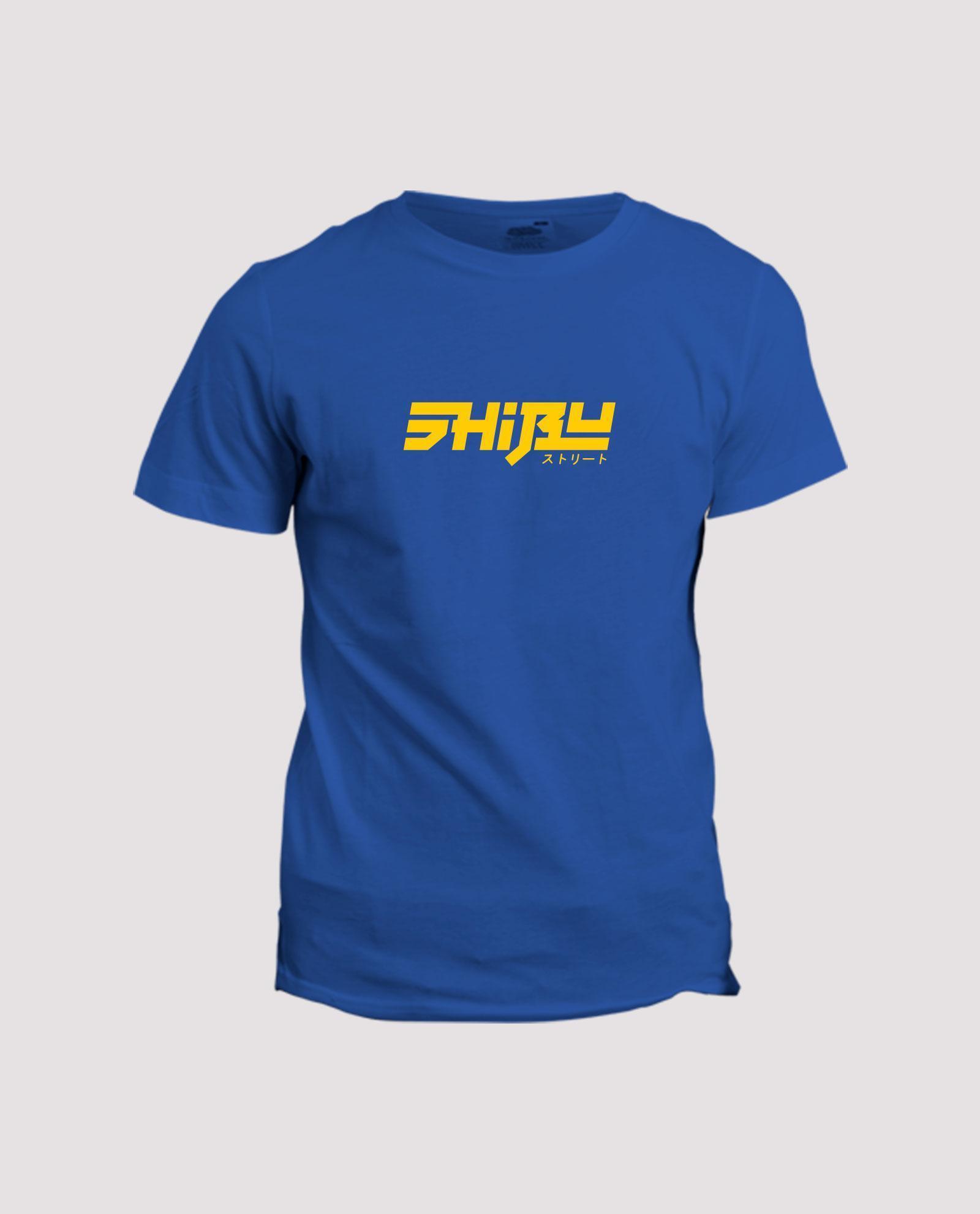 la-ligne-shop-t-shirt-bleu-visuel-jaune-shibu-mansour-barnaoui