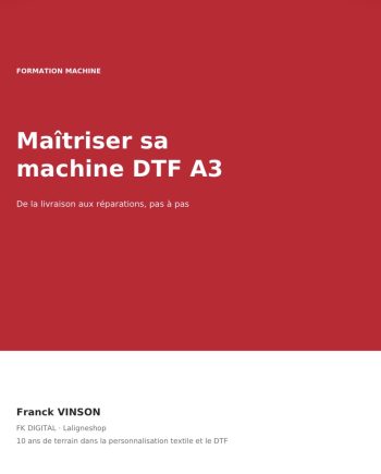 Couverture du guide complet DTF A3 Sunika